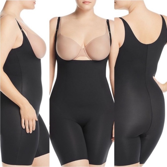 SPANX Thinstincts Open Bust Mid Thigh
Bodysuit size 1X NWT - Picture 3 of 14